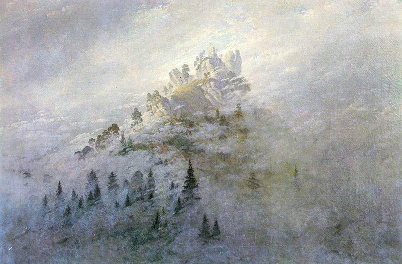 Caspar David Friedrich Morgennebel im Gebirge oil painting image